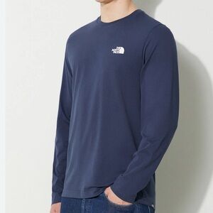 The North Face Men's Navy Polar Fleece Crew Size Large